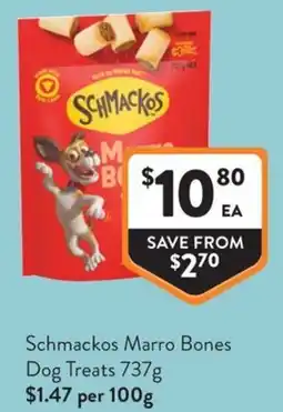 Foodworks Marro Bones Dog Treats offer