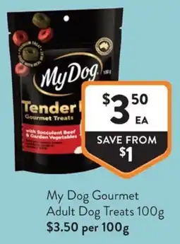 Foodworks Gourmet Adult Dog Treats offer