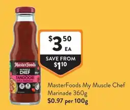Foodworks My Muscle Chef Marinade offer