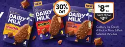 Foodworks Ice Cream 4 Pack or Minis 6 Pack offer