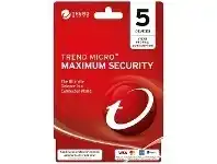 Officeworks Trend Micro Maximum Security 5 Device 1 Year Card offer