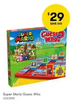 BIG W Super Mario Guess Who offer