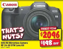 JB Hi-Fi EOS R8 Mirrorless Camera RF 24-50 STM Lens Kit offer