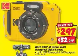 JB Hi-Fi WPZ2 16MP 4X Optical Zoom Waterproof Digital Camera offer