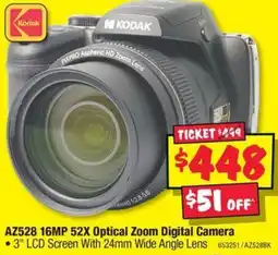 JB Hi-Fi AZ528 16MP 52X Optical Zoom Digital Camera offer