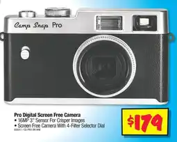 JB Hi-Fi Pro Digital Screen Free Camera offer