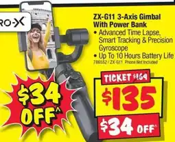 JB Hi-Fi ZX-G11 3-Axis Gimbal With Power Bank offer