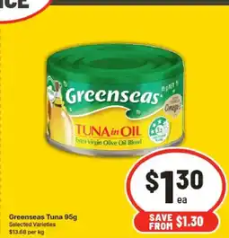 IGA Greenseas Tuna offer
