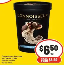 IGA Connoisseur Gourmet Ice Cream offer