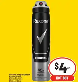 IGA Rexona Antiperspirant Spray offer
