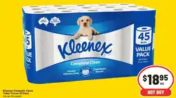 IGA Kleenex Complete Clean Toilet Tissue offer