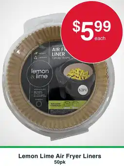 Australian Butchers Store Lemon Lime Air Fryer Liners offer