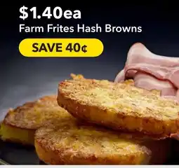 Ritchies Farm Frites Hash Browns offer