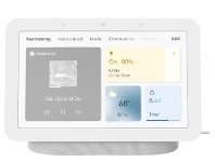 Officeworks Google Nest Hub 2nd Gen Chalk offer