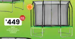 Toymate Skyfly 8 x 11ft Bouce Deluxe Rectangular Trampoline offer