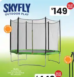 Toymate Skyfly Gravity Play Deluxe Trampoline 6ft offer