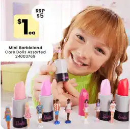 Toymate Mini Barbieland Core Dolls Assorted offer