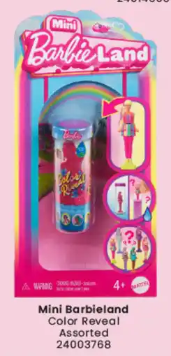 Toymate Mini Barbieland Color Reveal Assorted offer