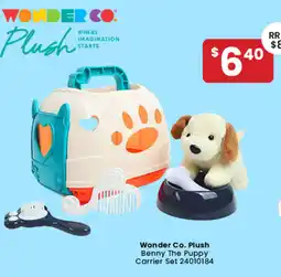 Toymate Wonder Co Plush Benny The Puppy Carrier Set offer