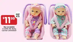 Toymate My Loveable Cuddle Me Baby Carrier offer