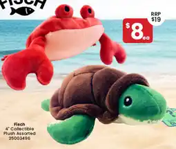 Toymate Fisch 4 Collectible Plush Assorted offer