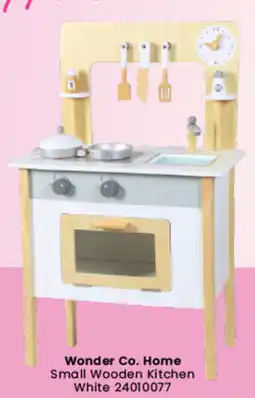 Toymate Wonder Co Home Small Wooden Kitchen White offer