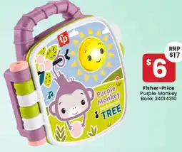 Toymate Fisher Price Purple Monkey book offer