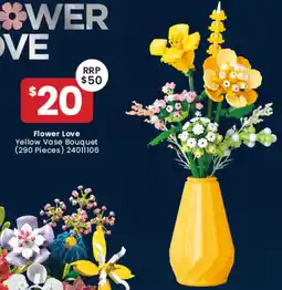 Toymate Flower Love Yellow Vase Bouquet offer