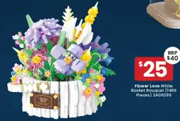 Toymate Flower Love White Basket Bouquet offer