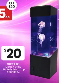 Toymate Glow fest motion glow led jellyfish lamp offer