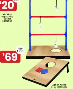 Toymate Action Arena 3 In 1 Ultimate Throwing Challenge Set offer