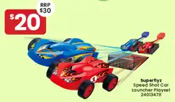 Toymate Superflyz Speed Shot Car Launcher Playset offer