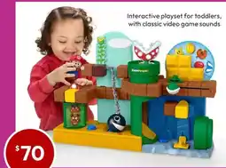 Target Interactive playset for toddlers, with classic video game sounds offer