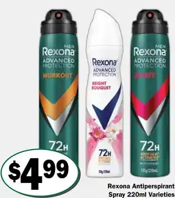 Friendly Grocer Rexona Antiperspirant Spray offer