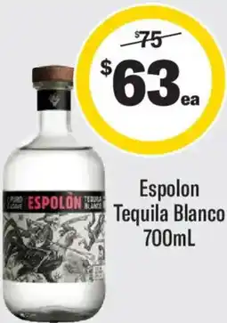 Liquorland Espolon Tequila Blanco offer