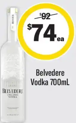 Liquorland Belvedere Vodka offer