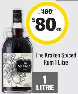 Liquorland The Kraken Spiced Rum offer