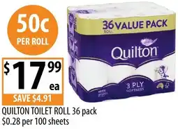 Supabarn Quilton toilet roll offer