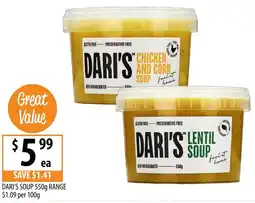 Supabarn Dari's soup offer