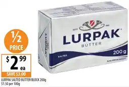 Supabarn Lurpak salted butter block offer