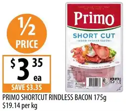 Supabarn Primo shortcut rindless bacon offer