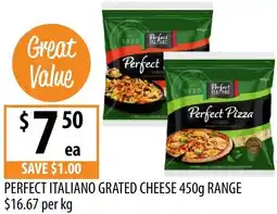 Supabarn Perfect italiano grated cheese offer