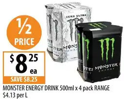 Supabarn Monster energy drink offer