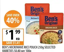 Supabarn Ben's microwave rice pouch offer