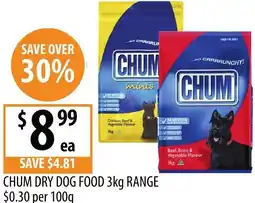 Supabarn Chum dry dog food offer