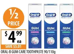 Supabarn Oral-b gum care toothpaste offer