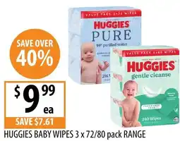 Supabarn Huggies baby wipes offer