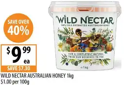 Supabarn Wild nectar australian honey offer