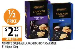 Supabarn Arnott's gold label cracker chips offer