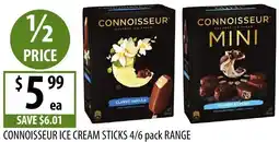 Supabarn Connoisseur ice cream sticks offer